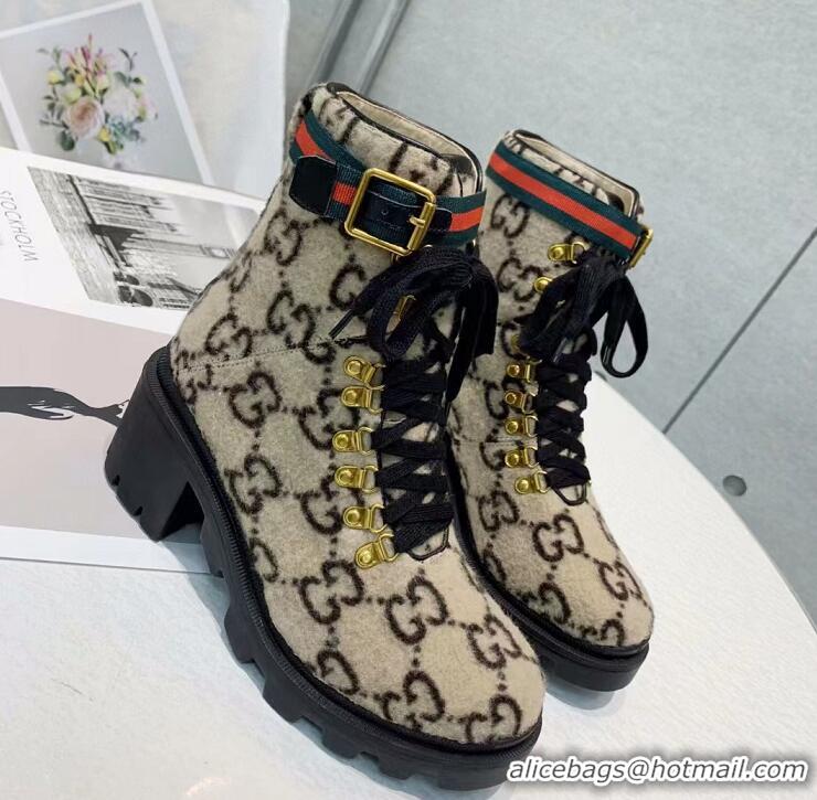 Best Design Gucci GG Canvas High-top Boots G7267 2022