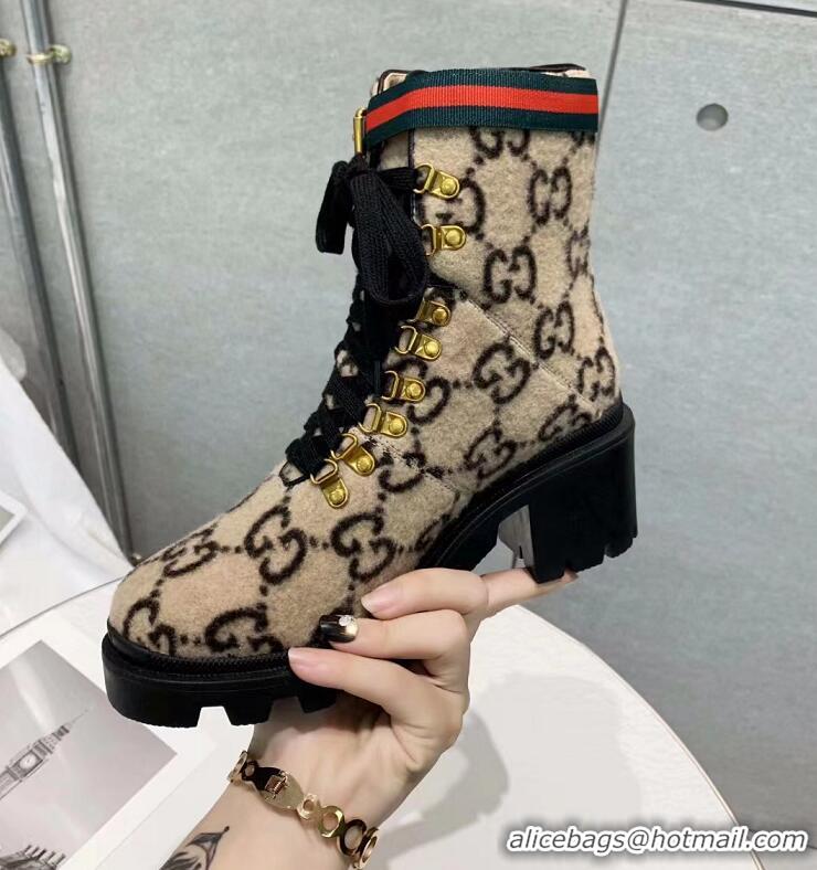 Best Design Gucci GG Canvas High-top Boots G7267 2022