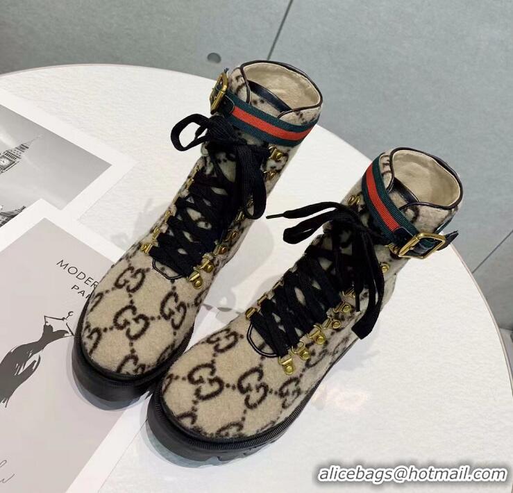 Best Design Gucci GG Canvas High-top Boots G7267 2022