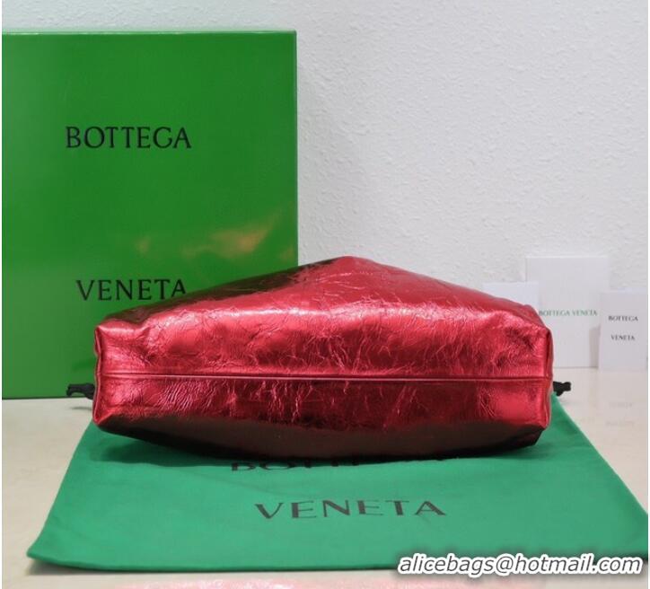 Promotional Bottega Veneta Mini intrecciato leather clutch with strap 585852 Red