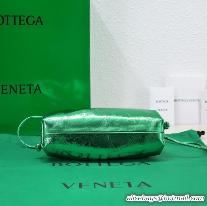 Promotional Bottega Veneta Mini intrecciato leather clutch with strap 585852 Parakeet