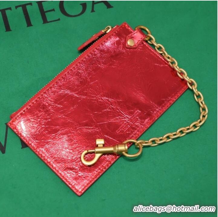 Top Quality Bottega Veneta Leather clutch 576227 Red