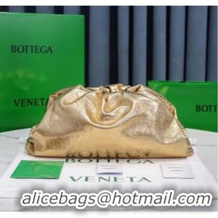 Famous Brand Bottega Veneta Leather clutch 576227 Gold