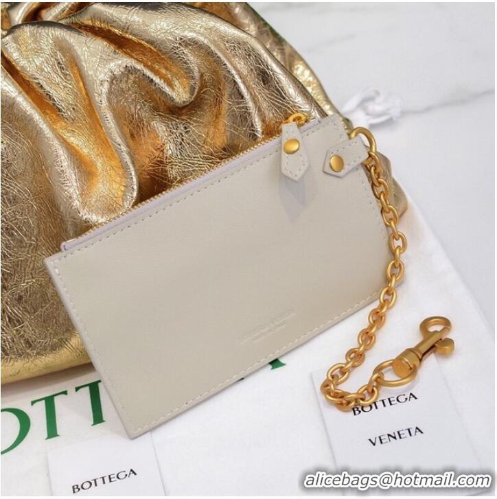 Famous Brand Bottega Veneta Leather clutch 576227 Gold