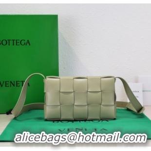 Well Crafted Bottega Veneta Intreccio leather cross-body bag 578004 Travertine