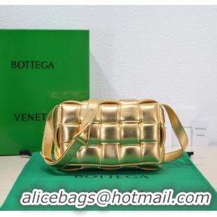 New Fashion Bottega Veneta Padded Cassette 591970 Gold