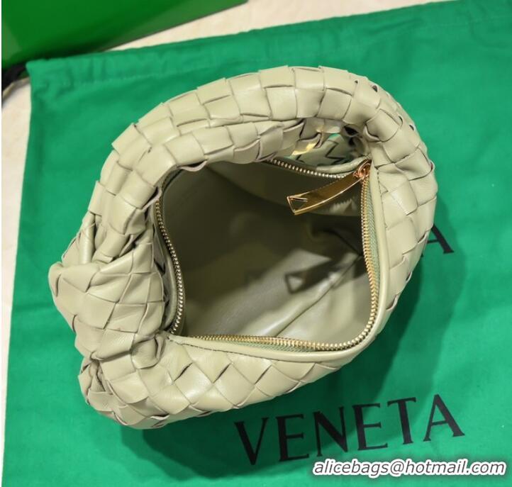 Famous Brand Bottega Veneta Mini intrecciato leather top handle bag 651876 Travertine