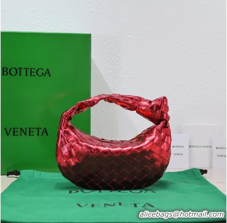 Good Product Bottega Veneta Mini intrecciato leather top handle bag 651876 red