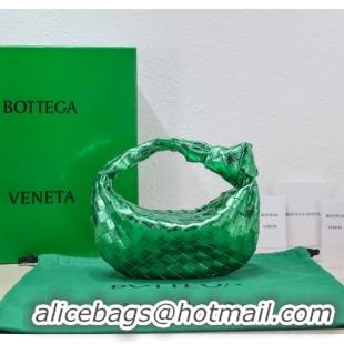 Good Product Bottega Veneta Mini intrecciato leather top handle bag 651876 Parakeet