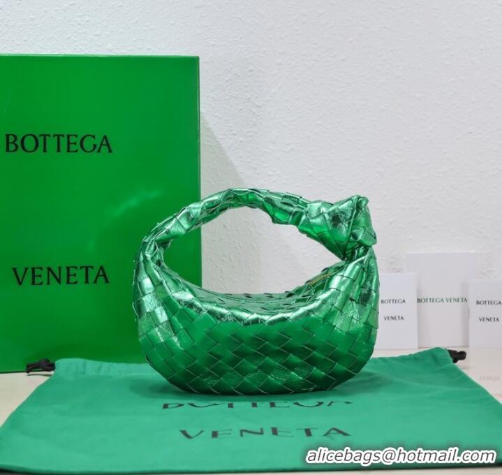 Good Product Bottega Veneta Mini intrecciato leather top handle bag 651876 Parakeet