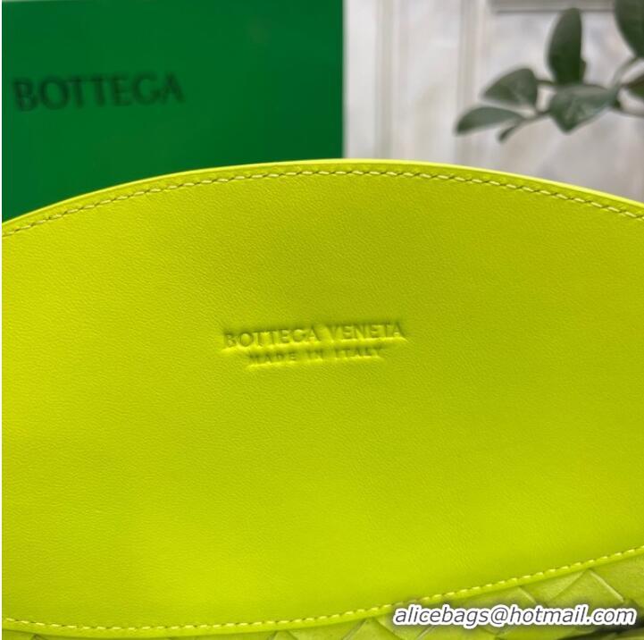 Best Price Bottega Veneta Intreccio leather shoulder bag 690226 Glittering green