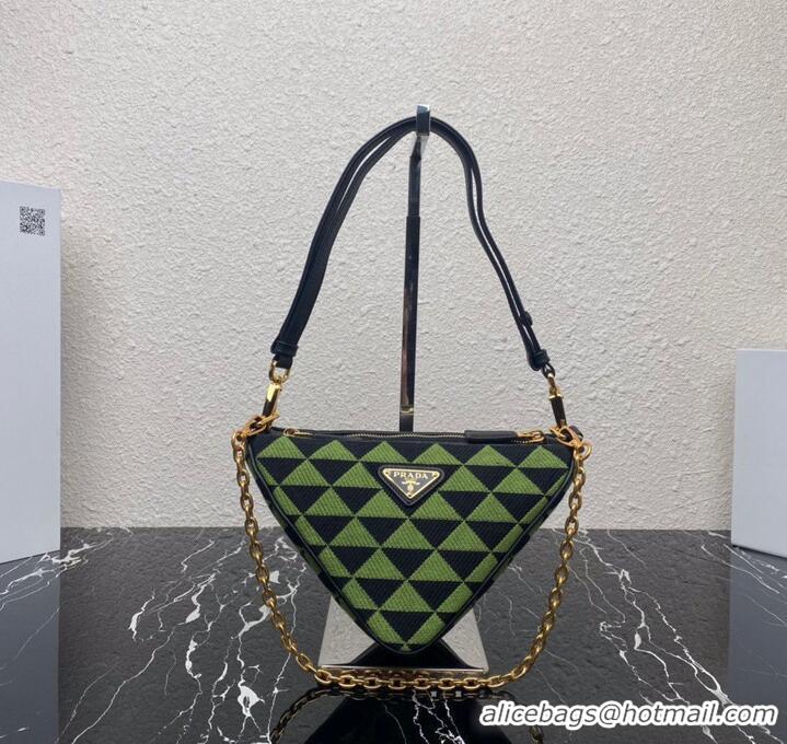 Cheapest Best Prada Original Leather Bag 1BC176 Green