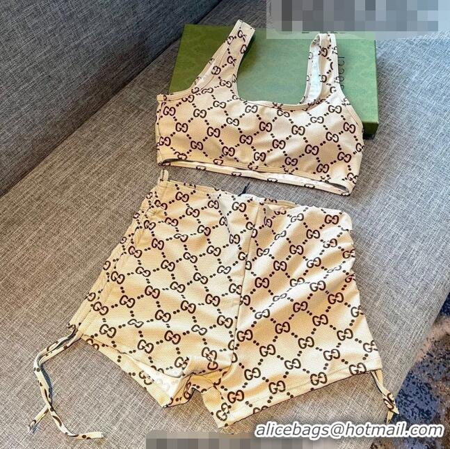 Good Discount Gucci GG Swimwear 091427 Beige 2022