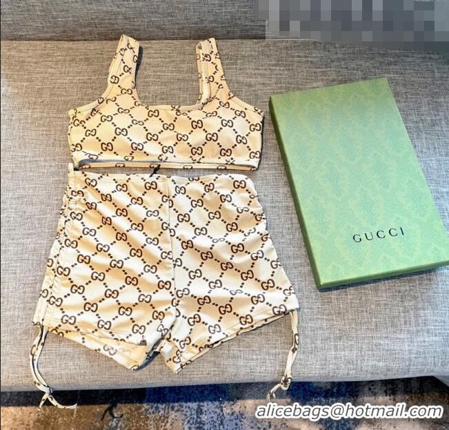 Good Discount Gucci GG Swimwear 091427 Beige 2022