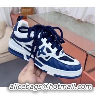 Discount Louis Vuitton Skate Sneakers Blue/White 071976