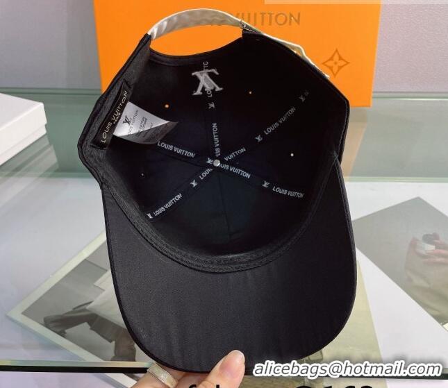 Good Product Louis Vuitton Canvas Baseball Hat 040202 Black 2022