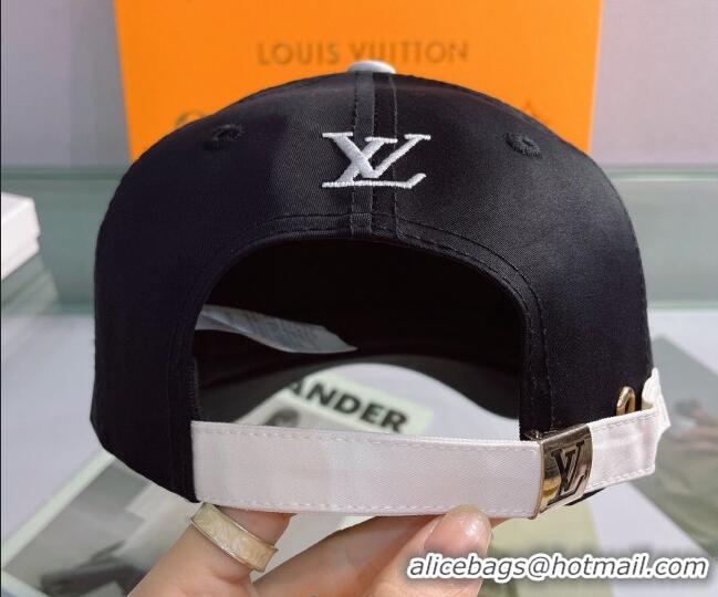 Good Product Louis Vuitton Canvas Baseball Hat 040202 Black 2022