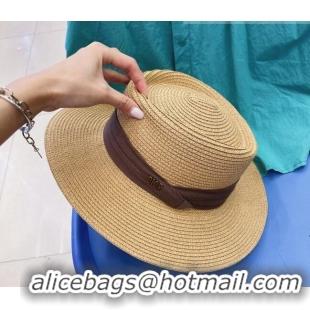 Best Price Dior Straw Wide Brim Hat 043046 Khaki 2022