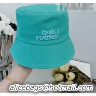 Buy Discount Louis Vuitton Canvas Bucket Hat 0430101 Green 2022