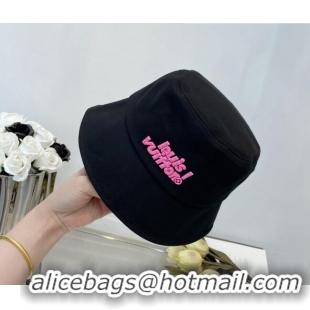 Top Quality Louis Vuitton Canvas Bucket Hat 0430102 Black 2022