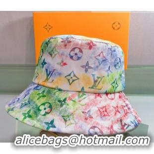 Shop Best Louis Vuitton Watercolor Bucket Hat 053172 Green 2022