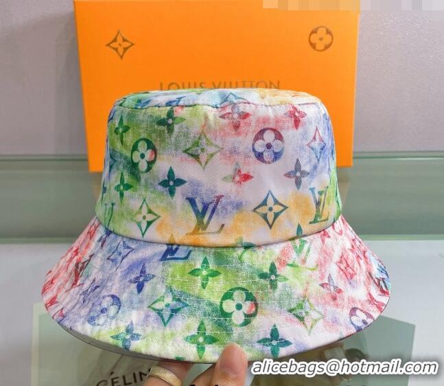 Shop Best Louis Vuitton Watercolor Bucket Hat 053172 Green 2022