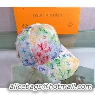 Cheapest Louis Vuitton Watercolor Baseball Hat 053178 Green 2022