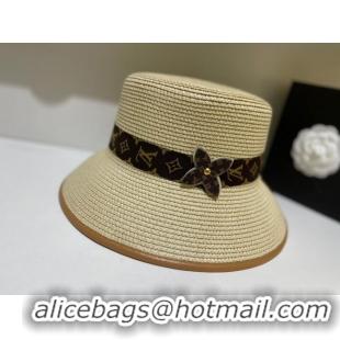 Classic Louis Vuitton Straw Hat LV0167 Beige 2022