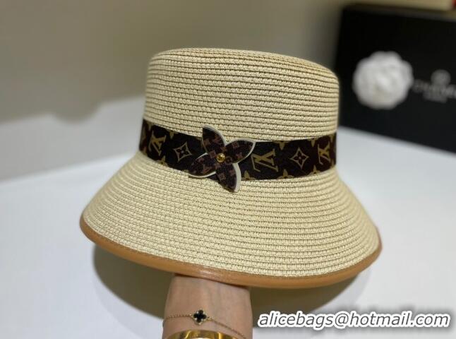 Classic Louis Vuitton Straw Hat LV0167 Beige 2022