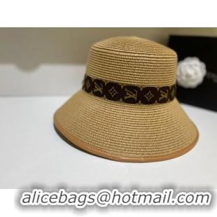 Trendy Design Classic Louis Vuitton Straw Hat LV0167 Khaki 2022