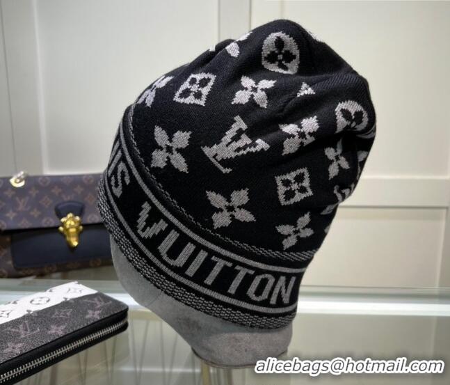 Buy Inexpensive Louis Vuitton Knit Hat 083117 Black 2022