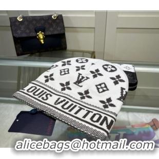 Luxury Discount Louis Vuitton Knit Hat 083117 White 2022