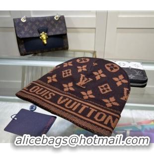 Good Quality Louis Vuitton Knit Hat 083117 Brown 2022