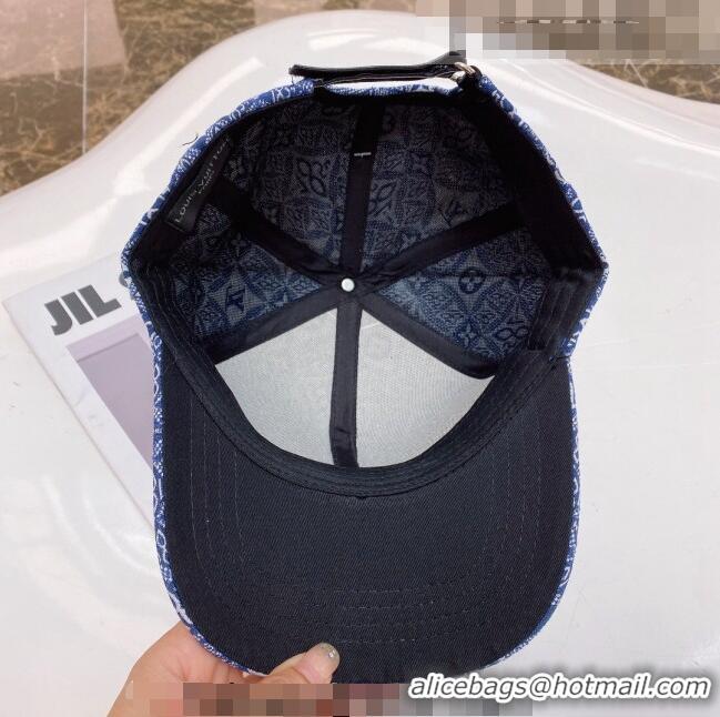 Buy Discount Louis Vuitton Since 1854 Baseball Hat 091525 Blue 2022