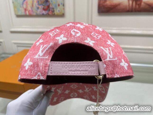 New Design Louis Vuitton Baseball Hat 091541 Pink 2022