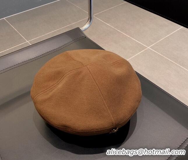 Unique Style Louis Vuitton Beret Hat with Rabbit 091581 Brown 2022