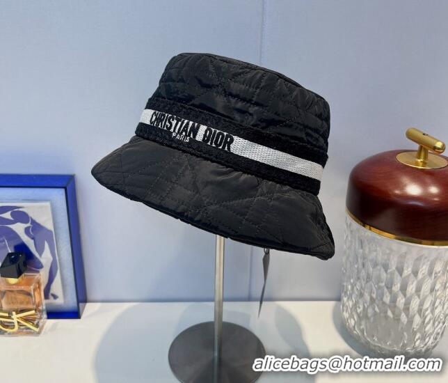 Lowest Cost Dior Cannage Bucket Hat 091511 Black 2022