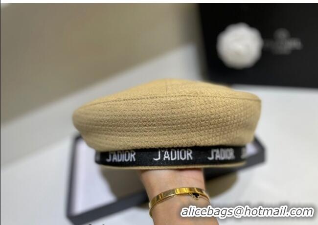 Grade Quality Dior Beret Hat 091568 Beige 2022