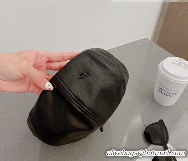 Luxury Classic Dior Beret Hat 091578 Black 2022