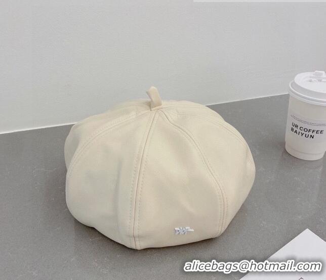 Best Product Dior Beret Hat 091578 White 2022