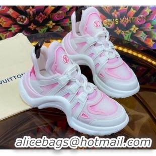 Luxurious Louis Vuitton LV Archlight Gradient Sneakers Pink 0719108