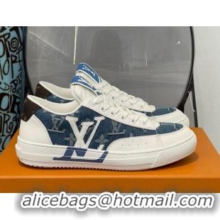 Best Product Louis Vuitton Charlie Low-top Sneakers Blue Denim 0719112