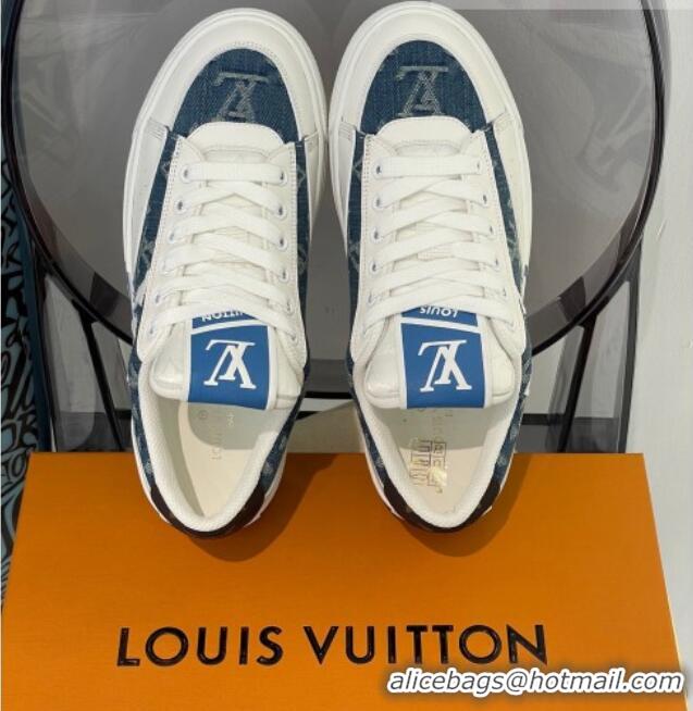 Best Product Louis Vuitton Charlie Low-top Sneakers Blue Denim 0719112