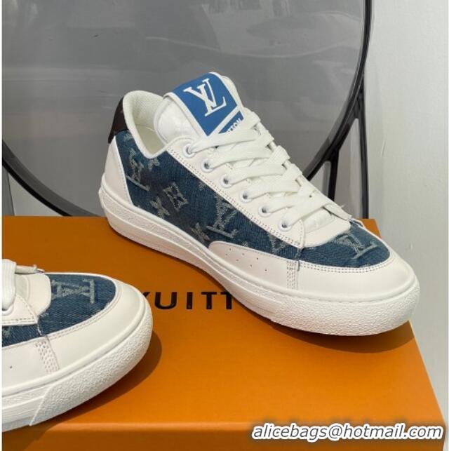 Best Product Louis Vuitton Charlie Low-top Sneakers Blue Denim 0719112