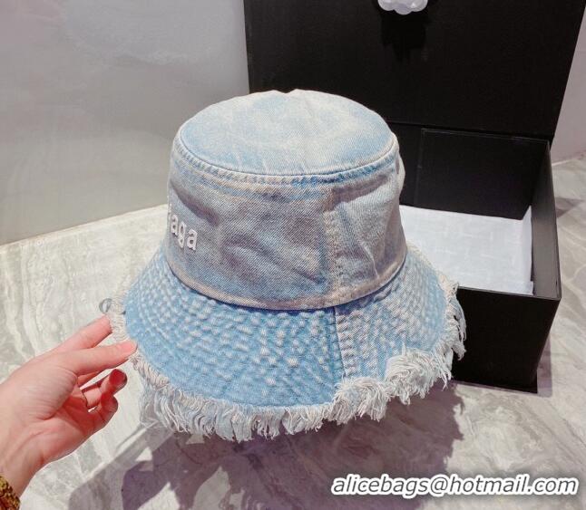 Unique Grade Balenciaga Denim Hat CH81708 Blue 2022