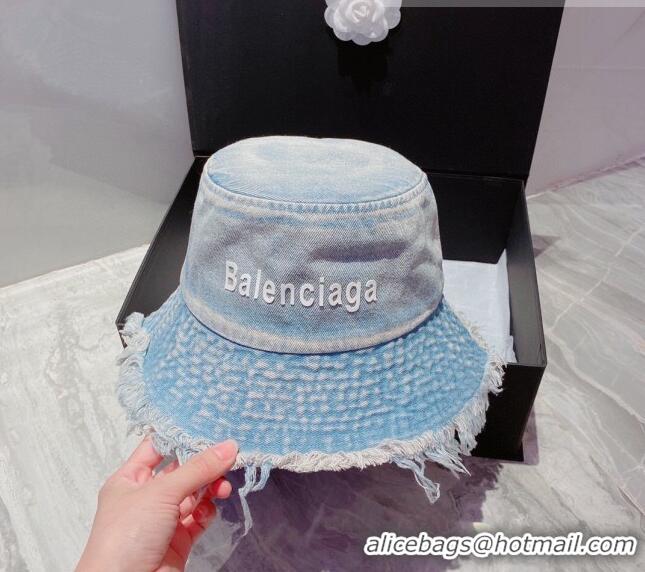 Unique Grade Balenciaga Denim Hat CH81708 Blue 2022