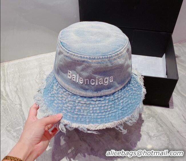 Unique Grade Balenciaga Denim Hat CH81708 Blue 2022