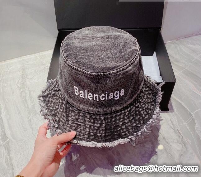 Buy Cheap Balenciaga Denim Hat CH81709 Black 2022