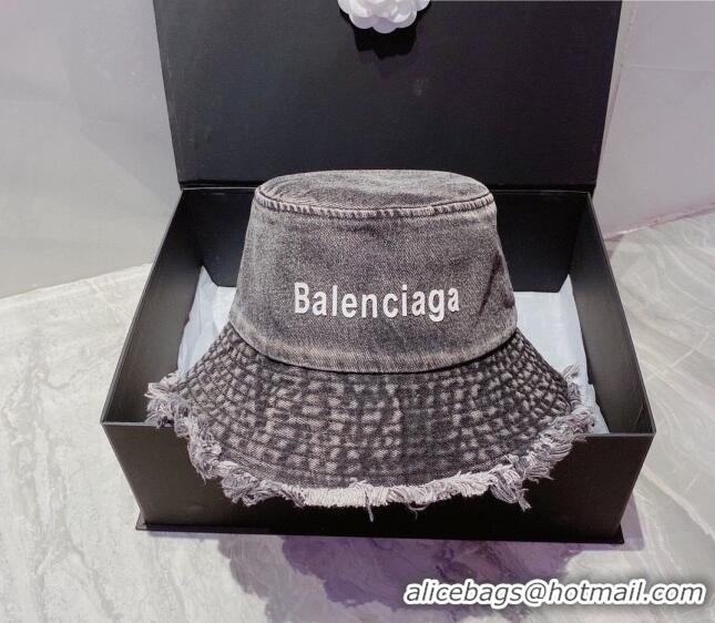 Buy Cheap Balenciaga Denim Hat CH81709 Black 2022