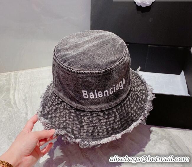 Buy Cheap Balenciaga Denim Hat CH81709 Black 2022